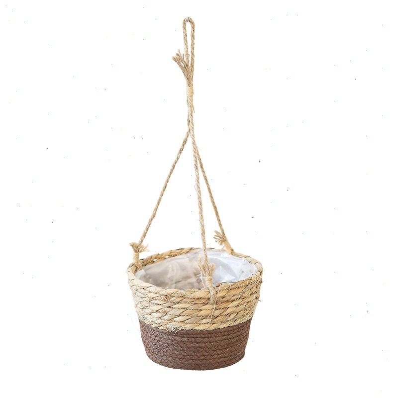 Подвесная корзина из соломы, ц – обзор и цена Spider Plant Hanging