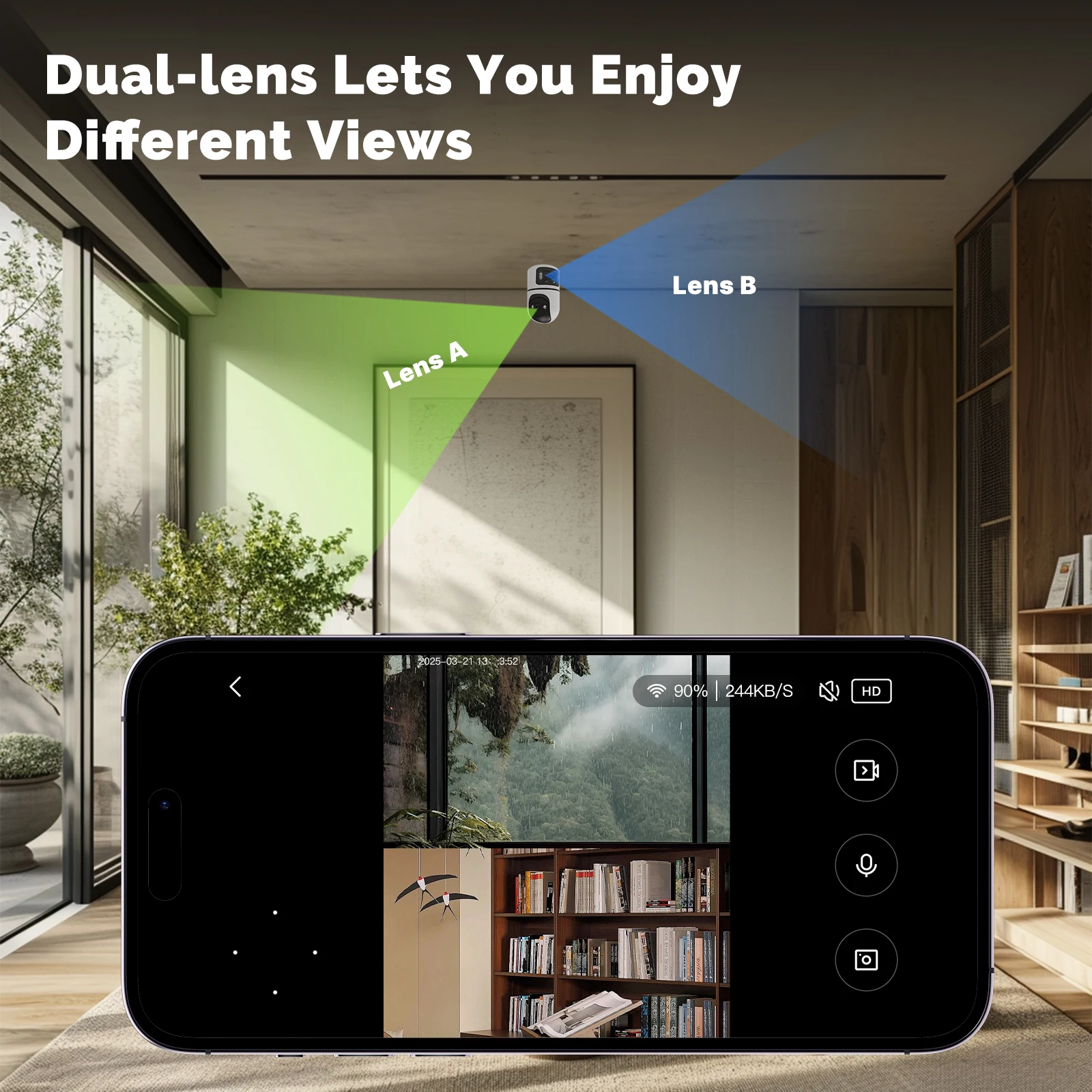 Moes Tuya Wi-Fi комнатная умна – обзор и цена Eufy Camera E220